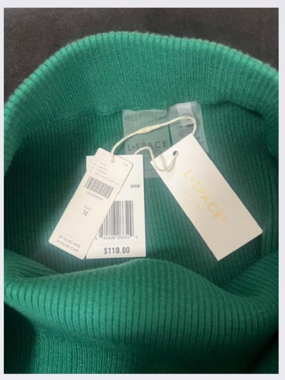 LSPACE x Anthropologie Jet Set Mini Skirt in Green - Size Medium - NWT - Picture 6 of 6